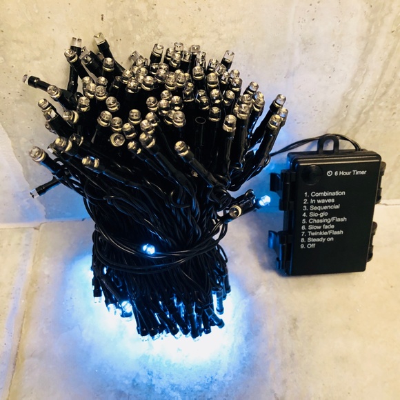 3 Packs Christmas String Lights, 3x200 Bulbs White - Picture 3 of 8